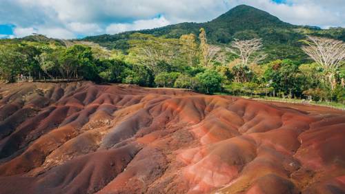 Natural beauty of Chamarel in Mauritius